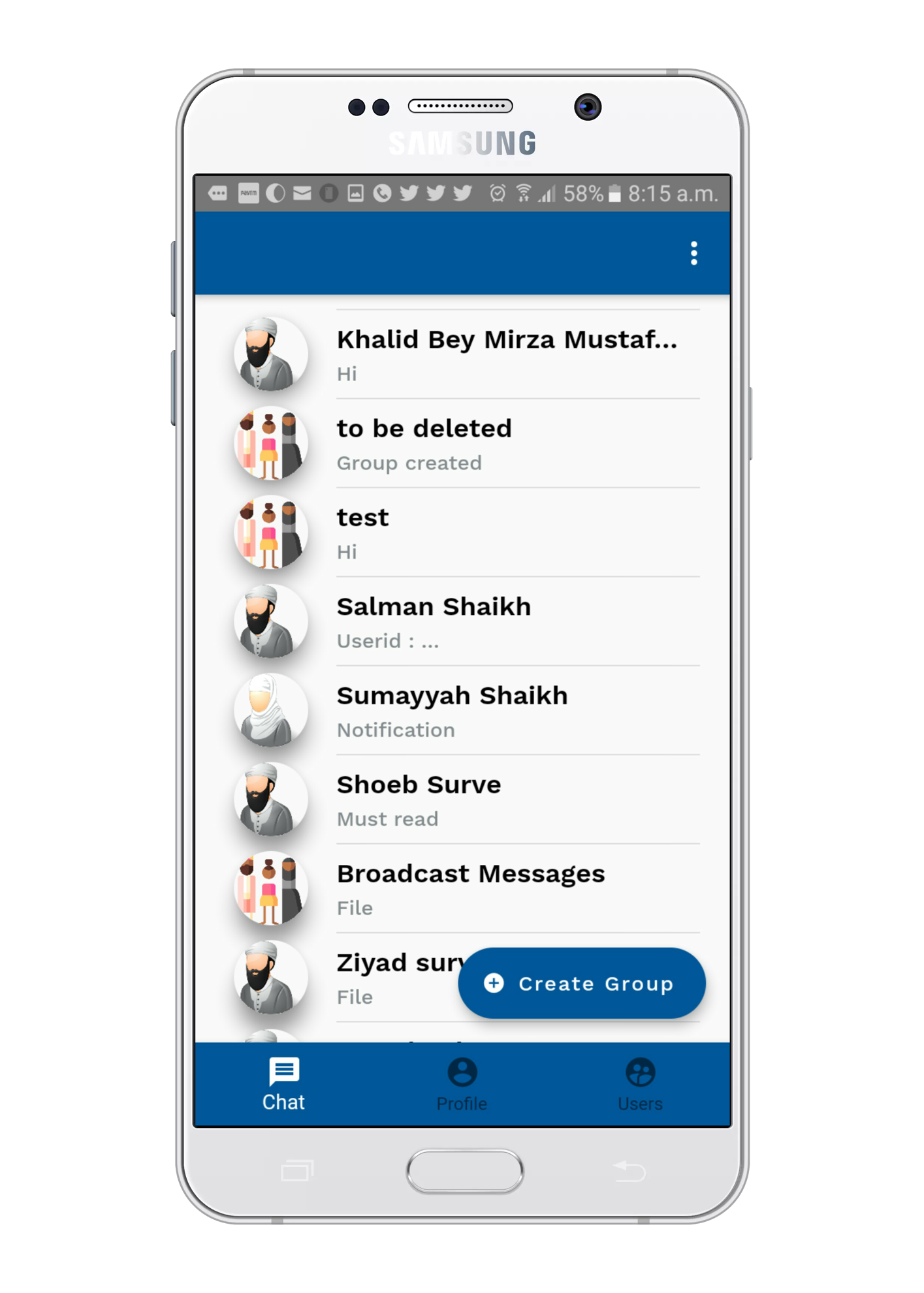 DUM Messenger App 2